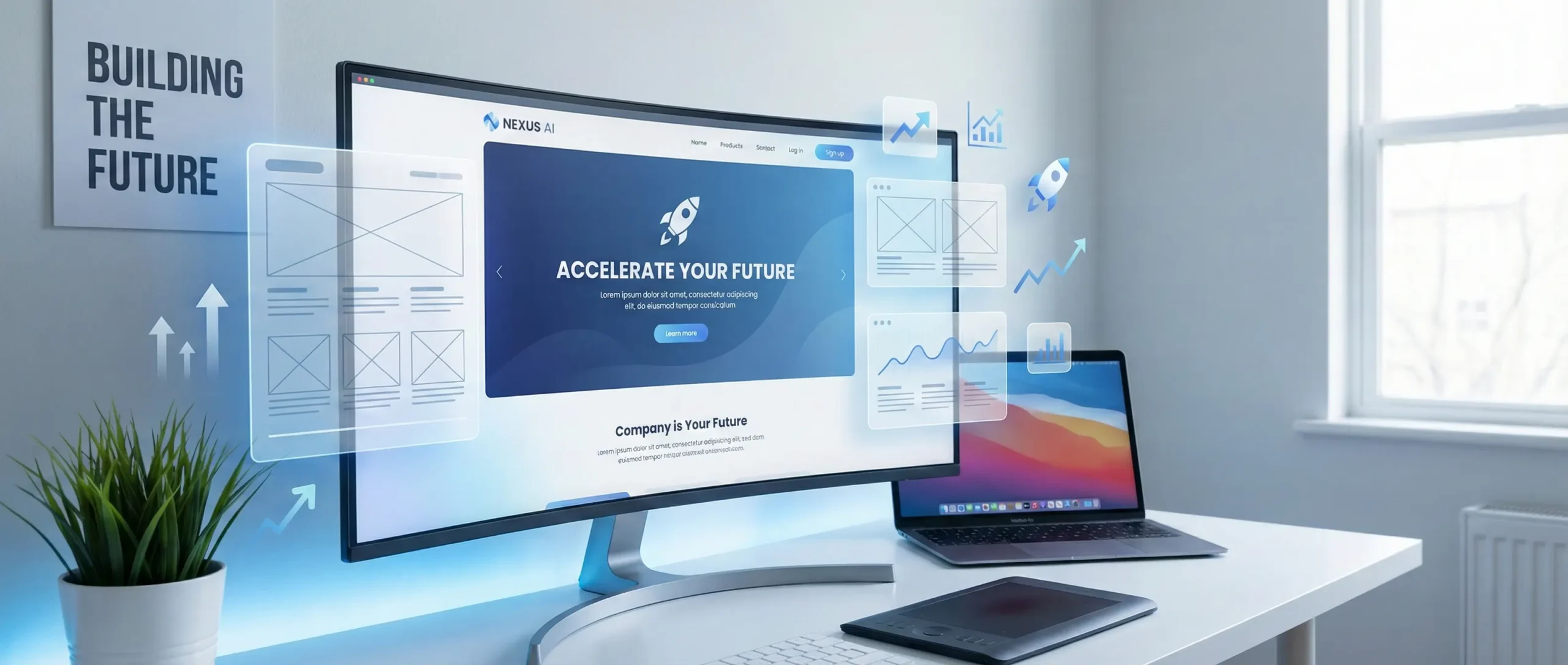 Best agency for tech startup website design building a modern startup website