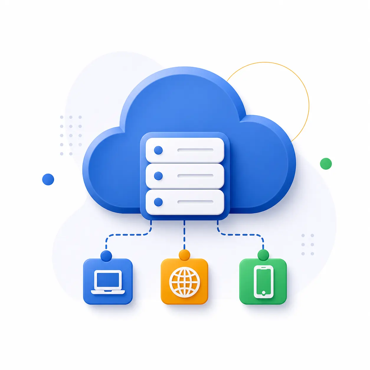 cloud infrastructure system with connected services and scalable architecture