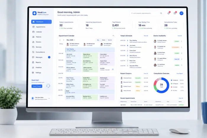 Healthcare appointment scheduling software developed by Softifyme